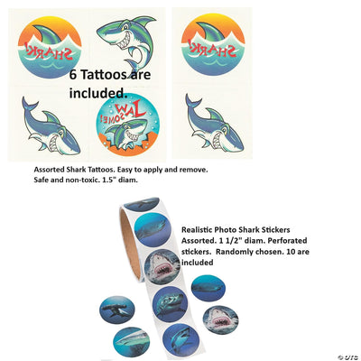 41 Piece Shark Party Kit for Celebrations