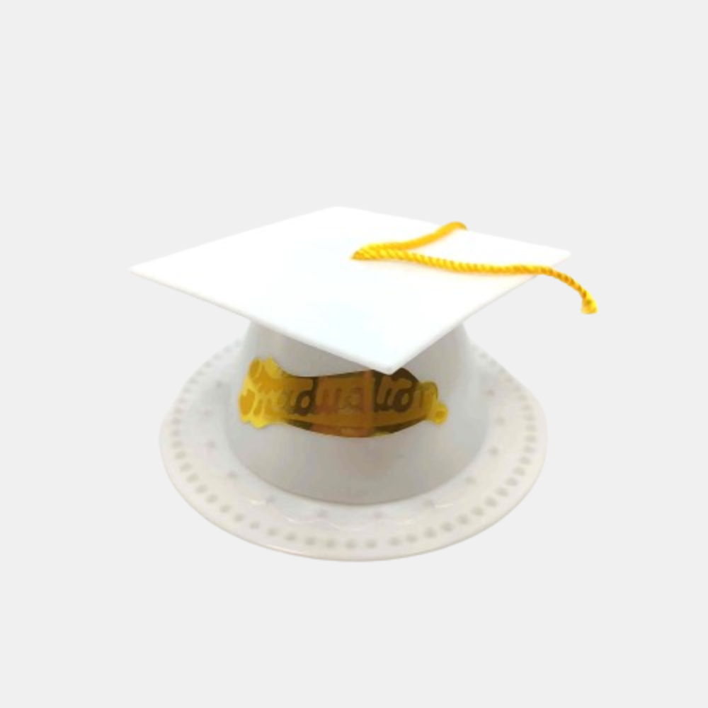 3.5" Graduation Cap Cake Topper - 24 Count in 7 Colors