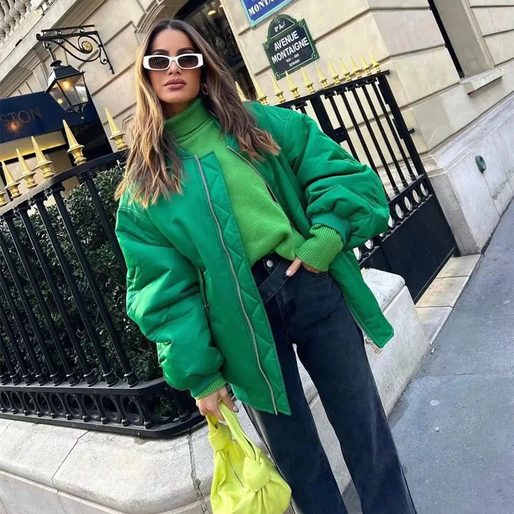 Chaqueta Bomber Premium con Cierre