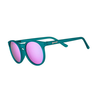 Handcrafted Circle G Polarized Sunglasses in Teal - Korvel