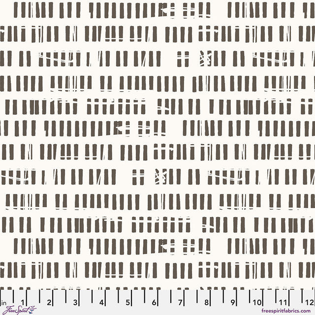 Sidelined Paper Stamped Cotton Fabric - 44"/45" Per Yard