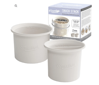Silicone Meal Divider Inserts for Mason Jars - Snack Organizer - Korvel