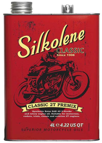 SILKOLENE CLASSIC 2T PREMIX - 4 LITERS OF PREMIUM SYNTHETIC OIL - Korvel