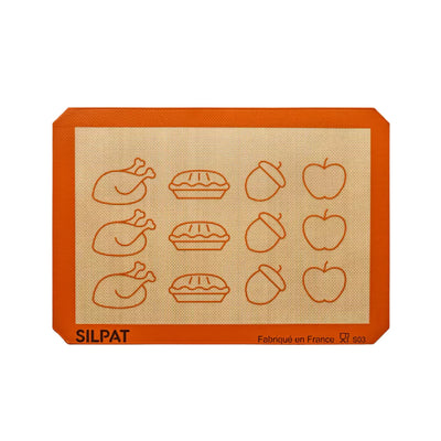 Silpat Thanksgiving Half Size Baking Mat - Limited Edition - Korvel