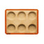 Silpat 6 Hole Large Round Mold - Korvel
