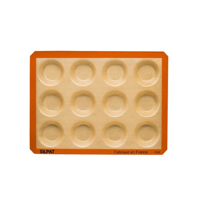 Silpat Perfect 12 Tartelette Mold - Korvel