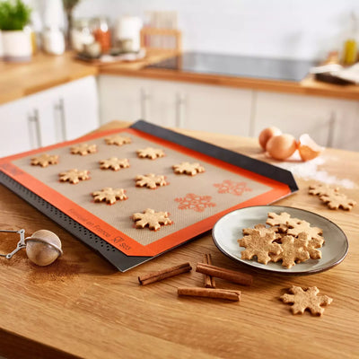 Silpat Snowflake Half Size Baking Mat - Limited Edition - Korvel