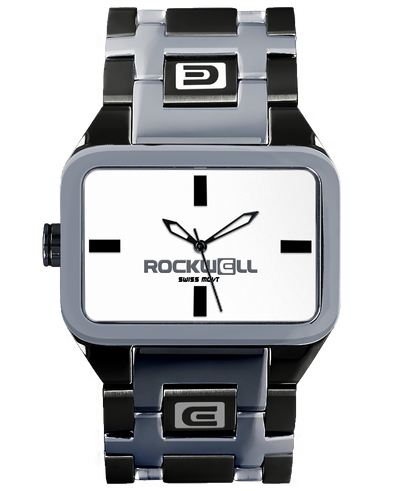 Duel Time Silver/White/Black Watch