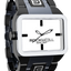 Duel Time Silver/White/Black Watch