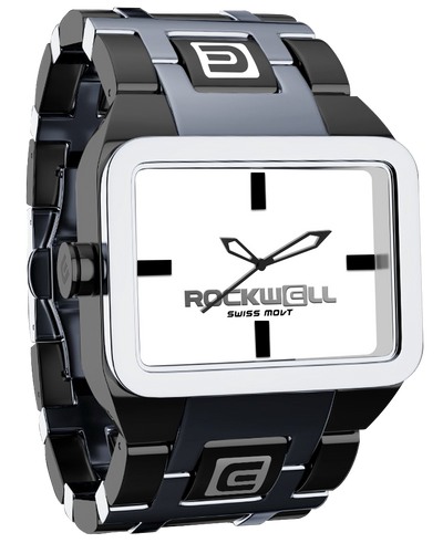 Duel Time Silver/White/Black Watch