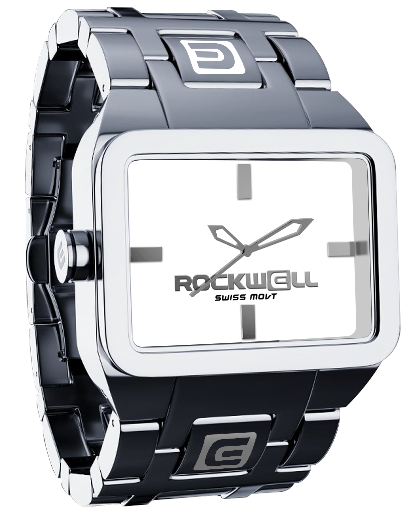 Duel Time Silver/White Watch