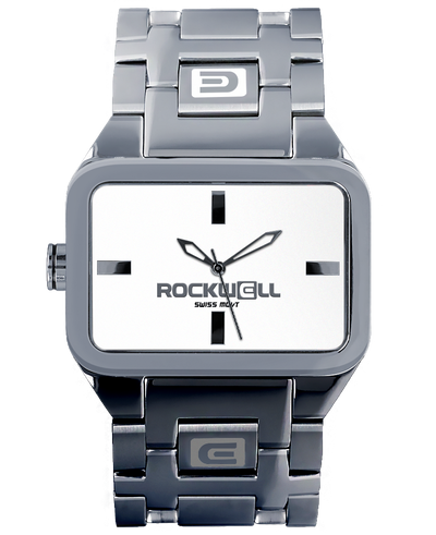Duel Time Silver/White Watch