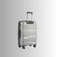 Stylish 24-Inch Silver Hardcase Spinner Luggage with TSA Lock - Korvel