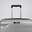 Stylish 24-Inch Silver Hardcase Spinner Luggage with TSA Lock - Korvel