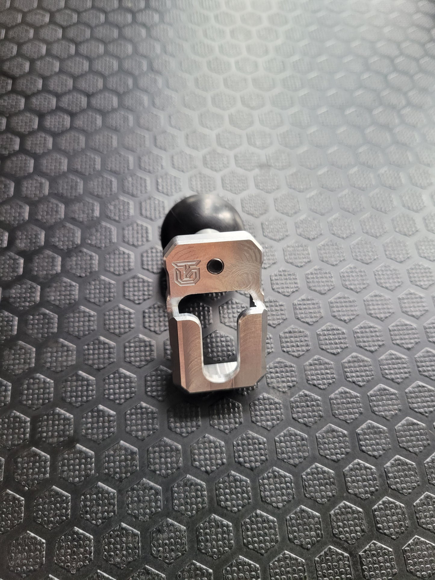 Radio Mic Mount with 1" Ball Adapter (Machined Aluminum) - Korvel