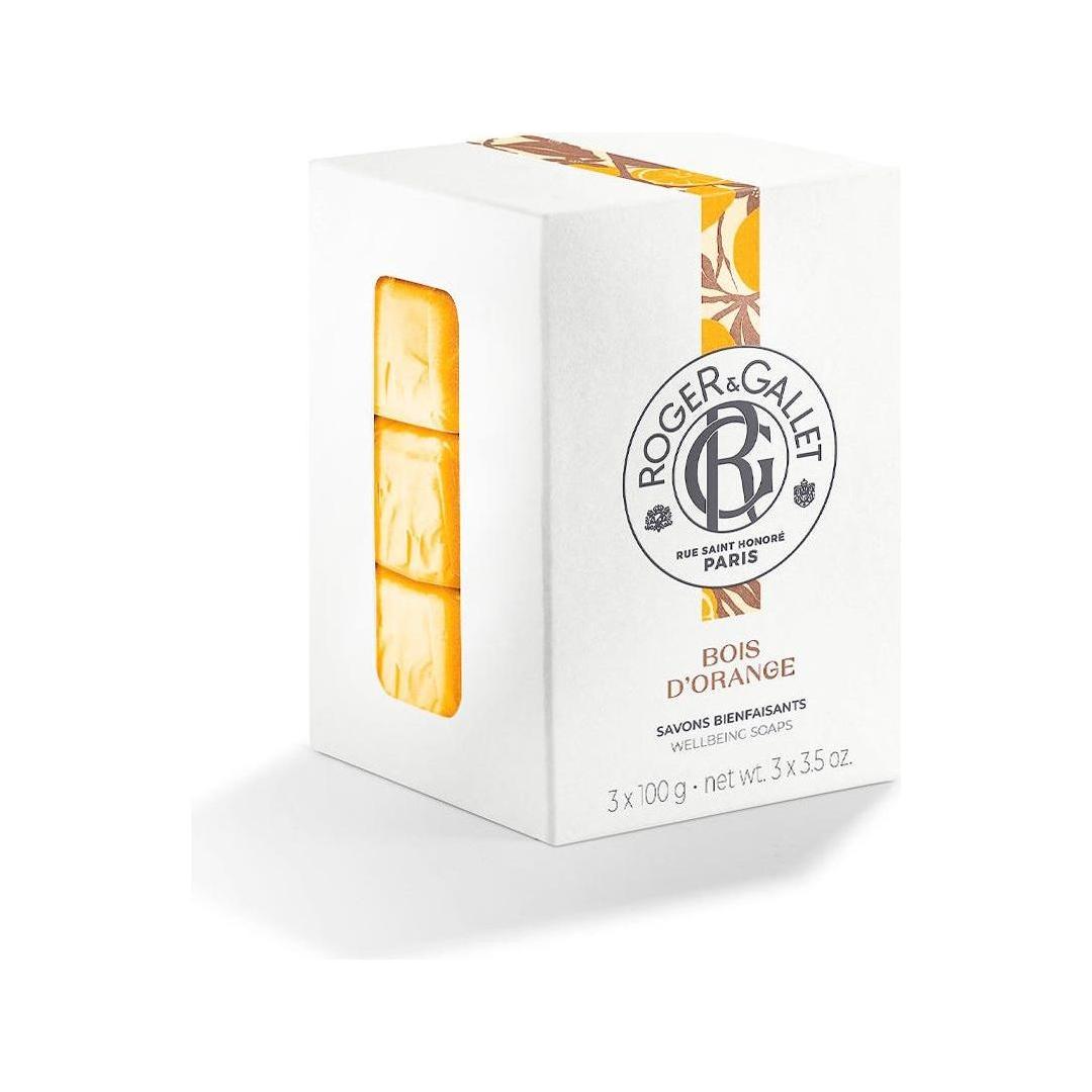 Jabones de Bienestar Roger & Gallet Bois d'Orange - Caja de 3