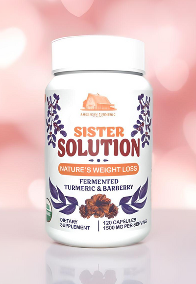 Sister Solution Fermented Turmeric & Barberry Powder Capsules - Korvel