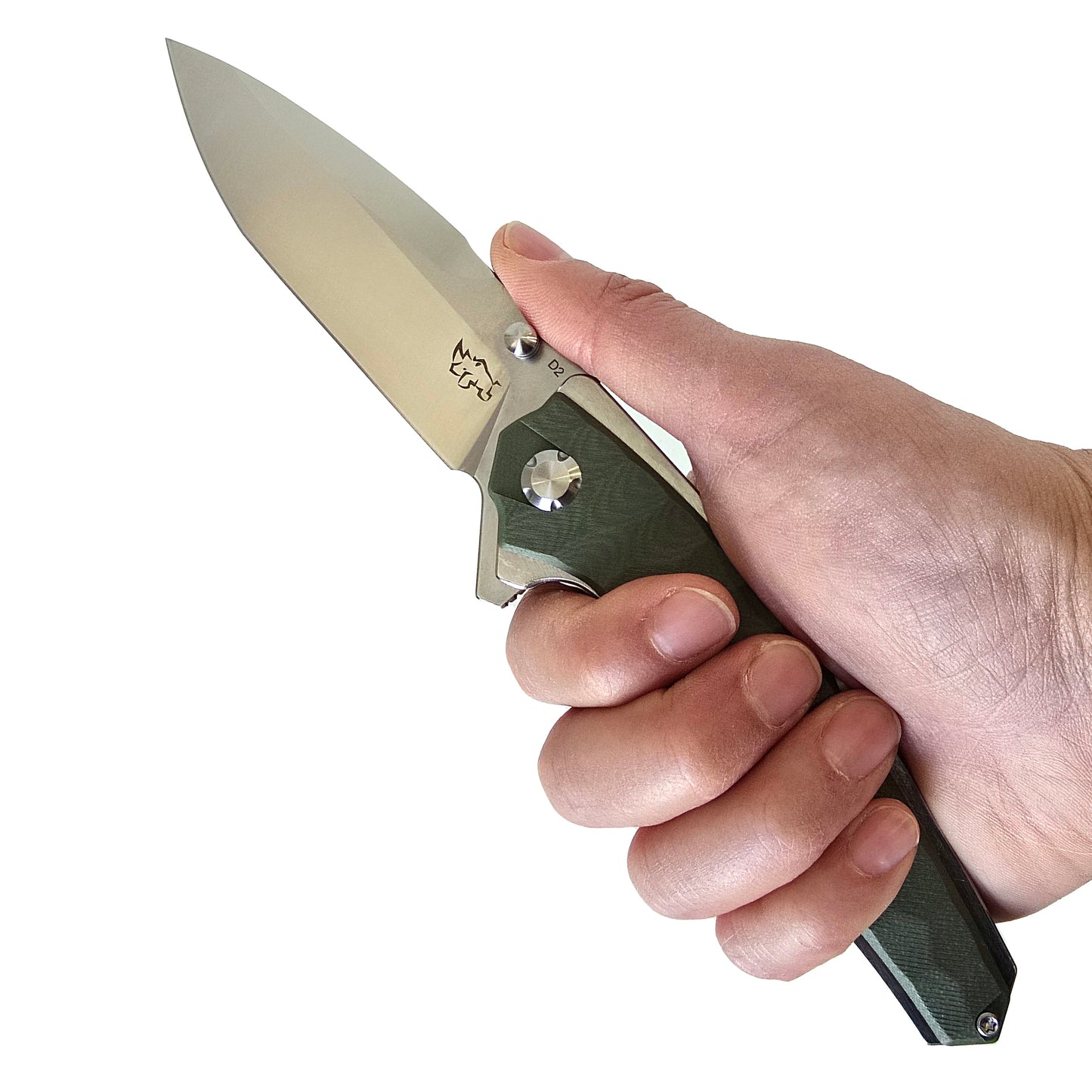 MUCITUP APEX 2 - D2 Steel Folding Knife with G10 Handle