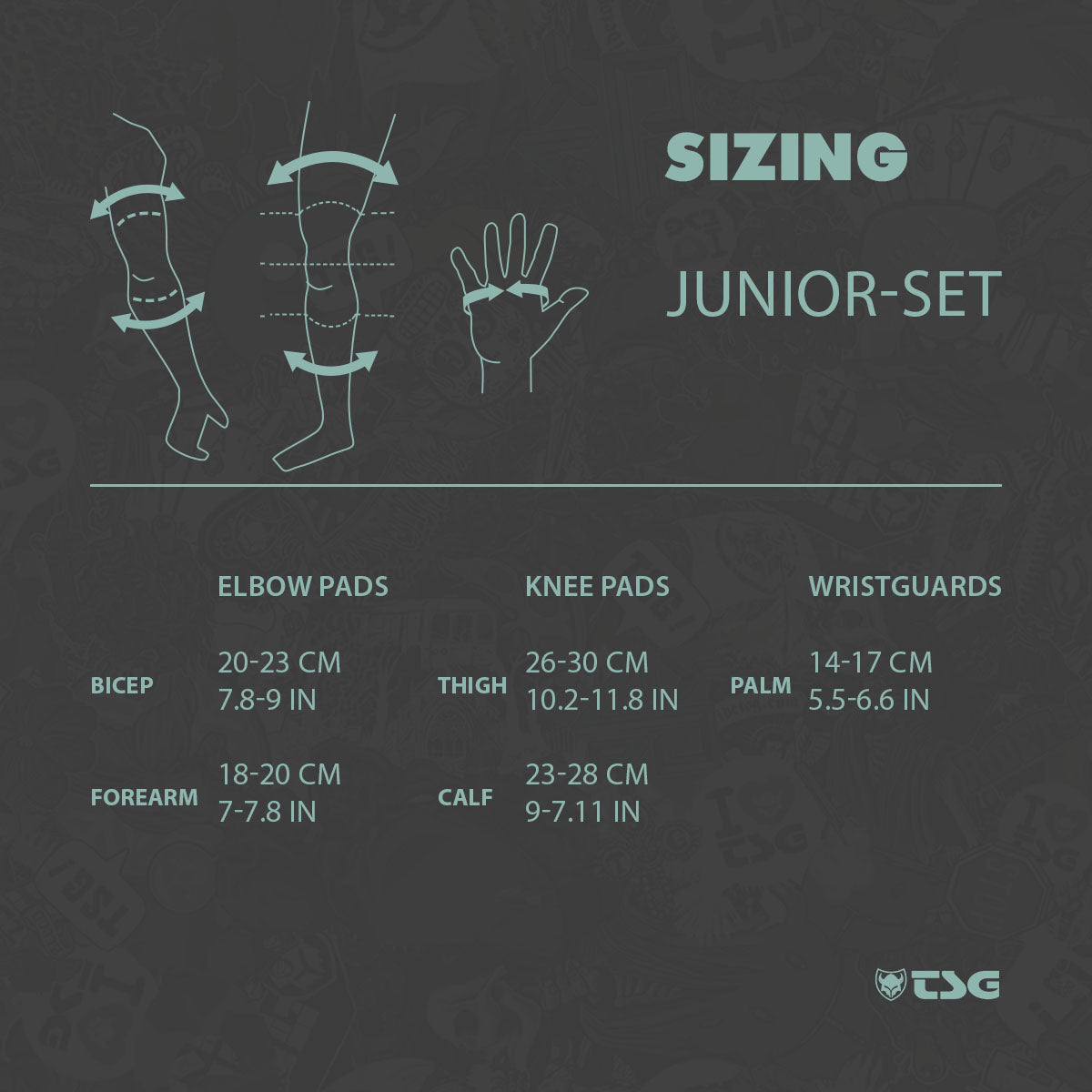 TSG Junior Protective Gear Set for Skateboarding - Korvel