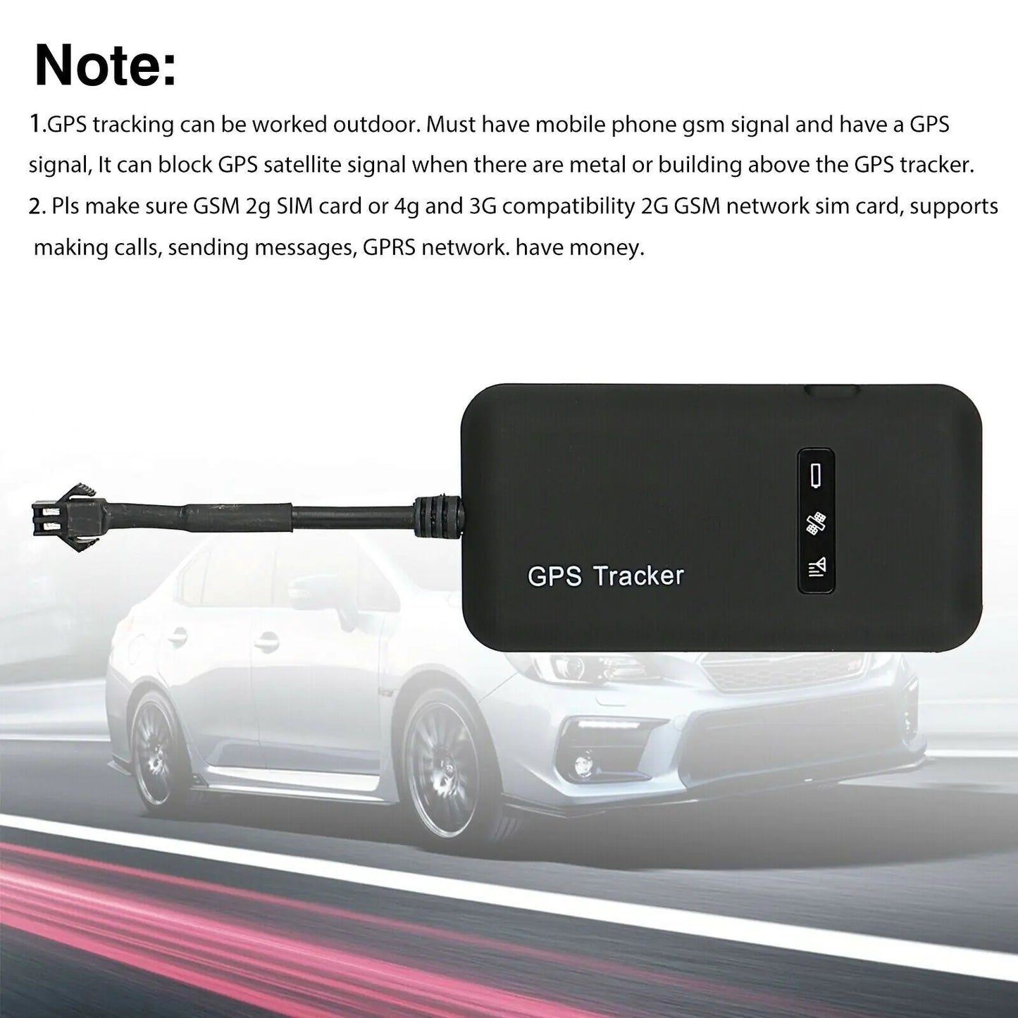 Premium Real-Time GPS Tracker for Vehicles and Motorcycles