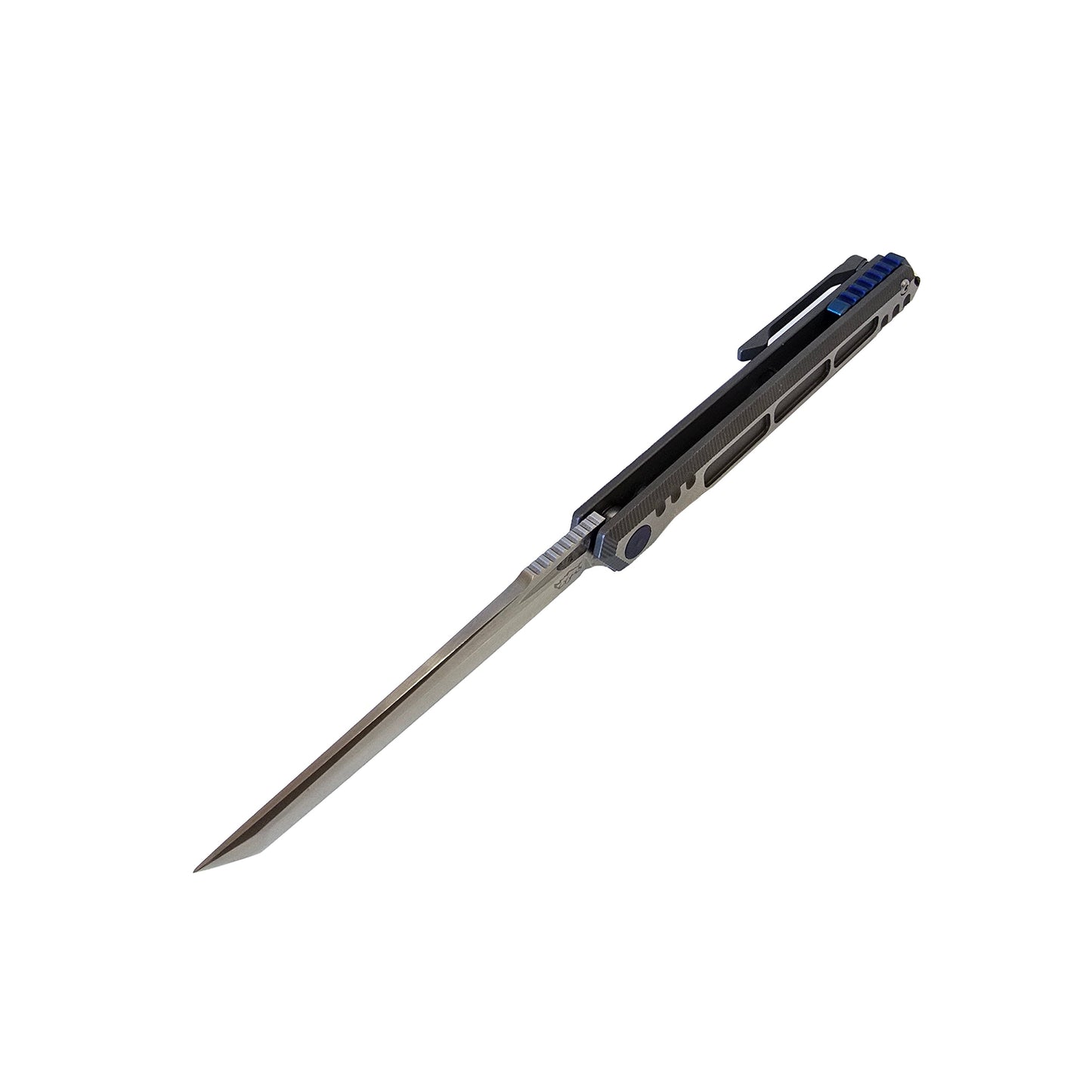 Cuchillo Plegable de Lujo con Hoja de Acero M390 y Mango de Titanio
