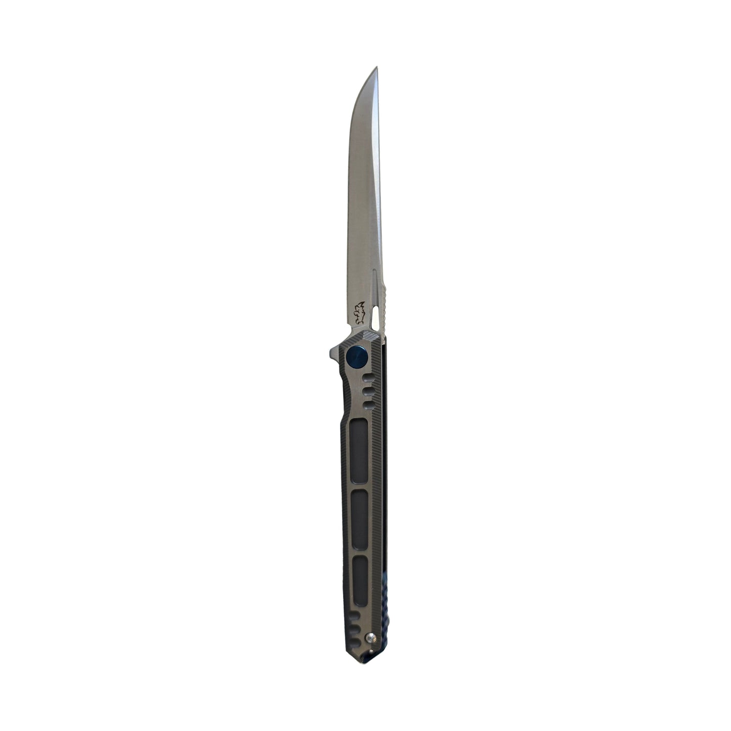 Cuchillo Plegable de Lujo con Hoja de Acero M390 y Mango de Titanio