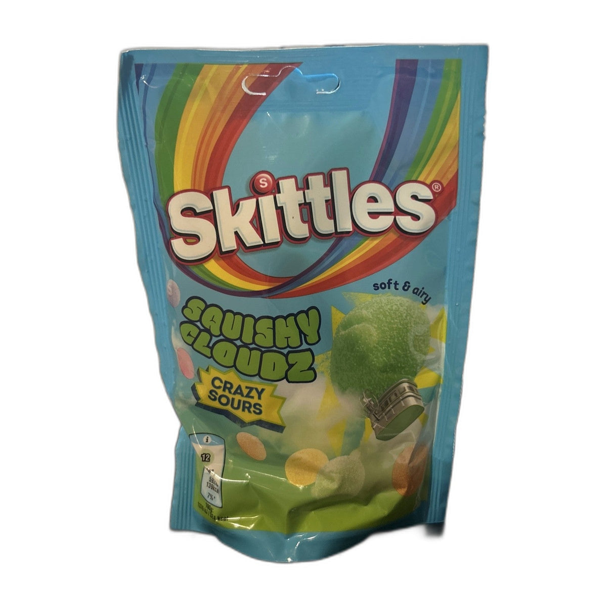Skittles Squishy Crazy Cloudz Sour Gummies 94g Bag