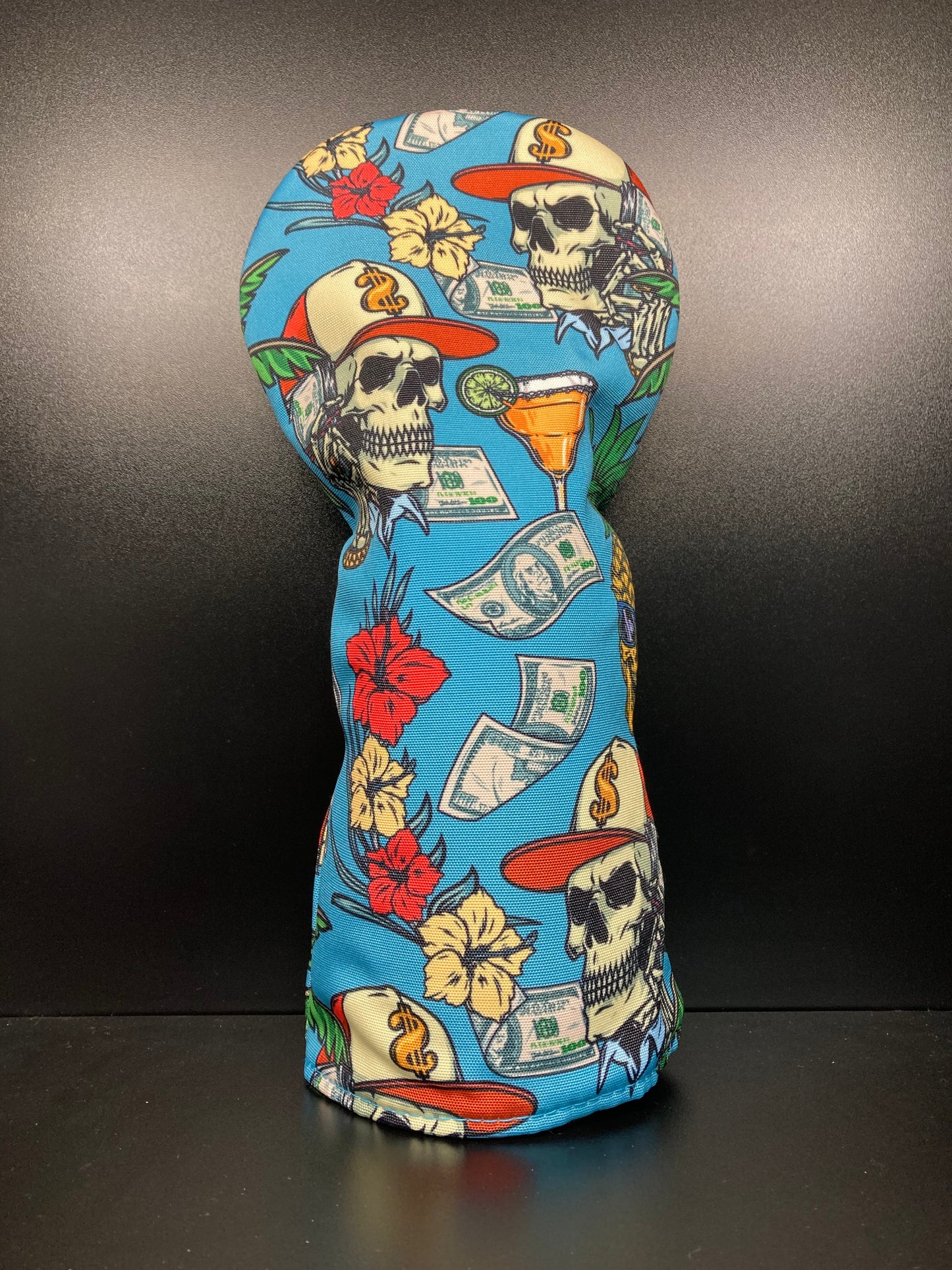 Edgy Skeletons Canvas Golf Headcover