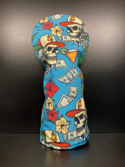 Edgy Skeletons Canvas Golf Headcover