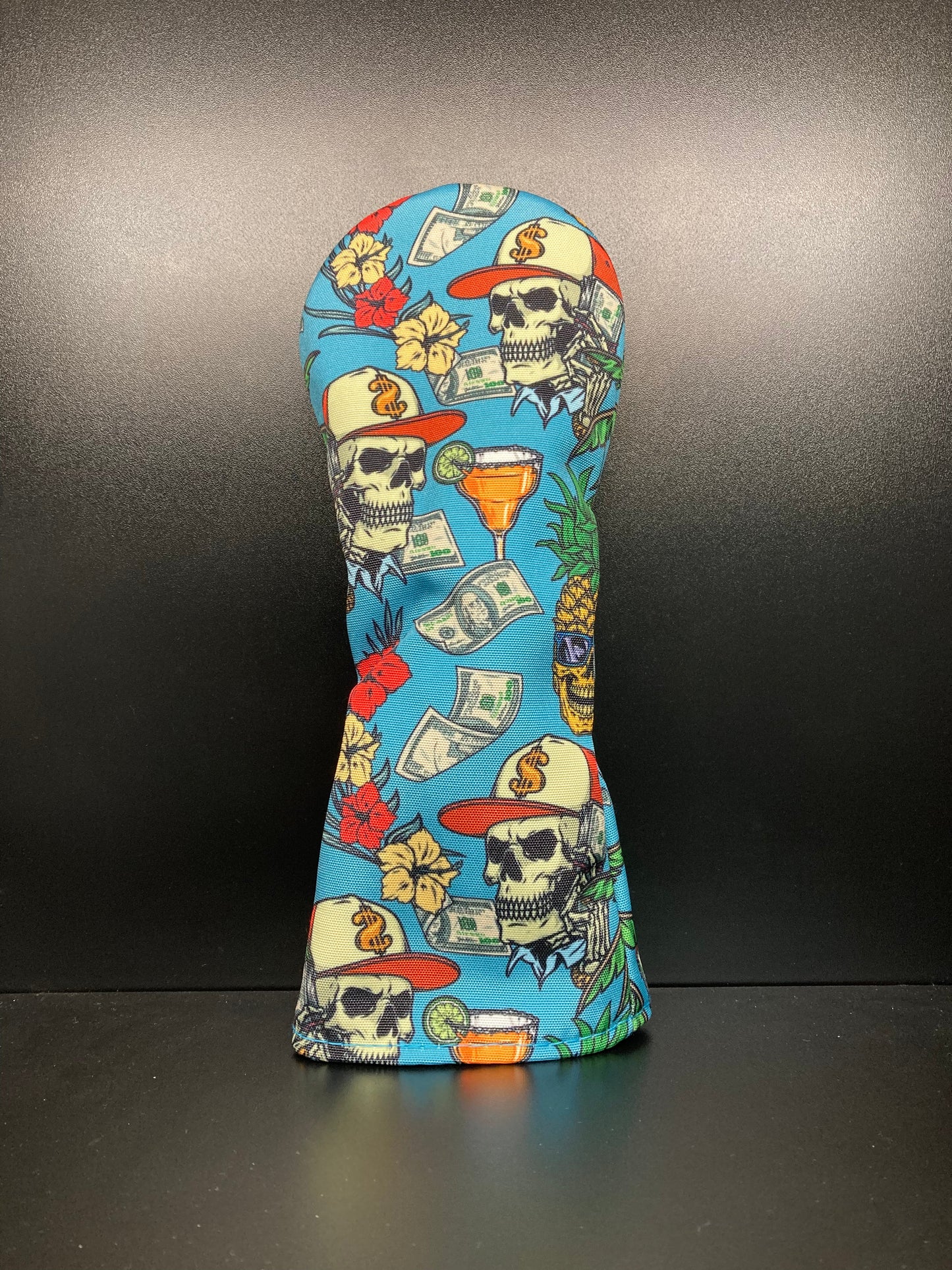 Edgy Skeletons Canvas Golf Headcover