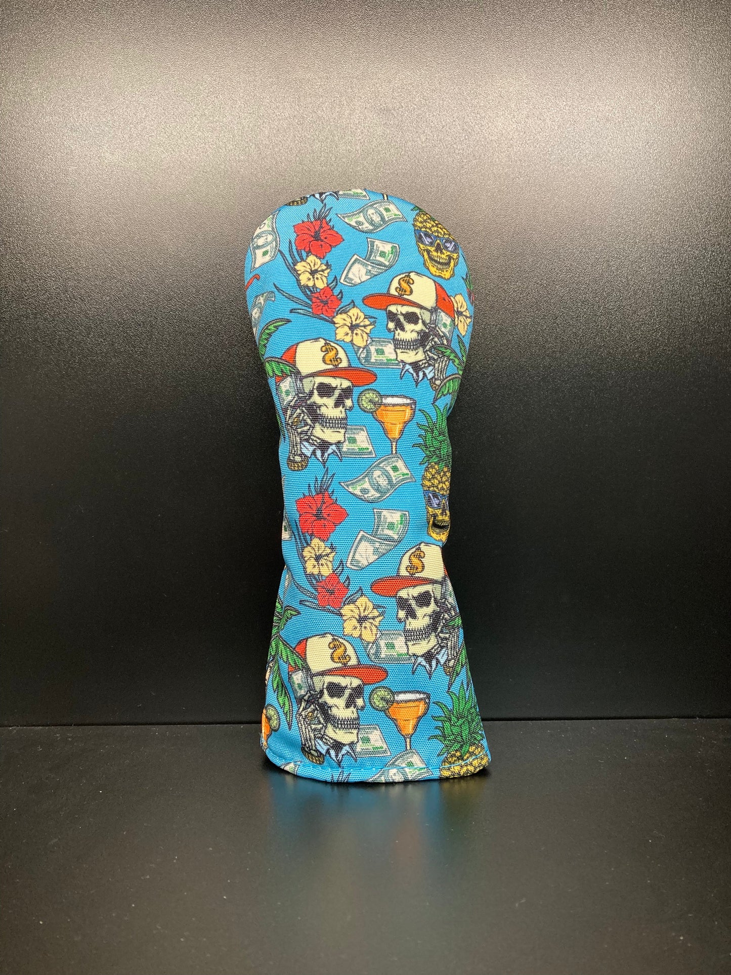 Edgy Skeletons Canvas Golf Headcover
