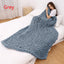 Luxurious Chunky Knitted Blanket