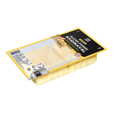 Queso Kashkaval fresco (Tost Kasarı) – Precortado, 500 g (21,1 oz)