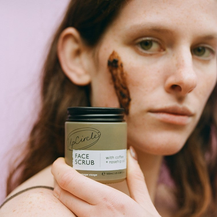 Face Scrub with Coffee + Rosehip Oil - Korvel