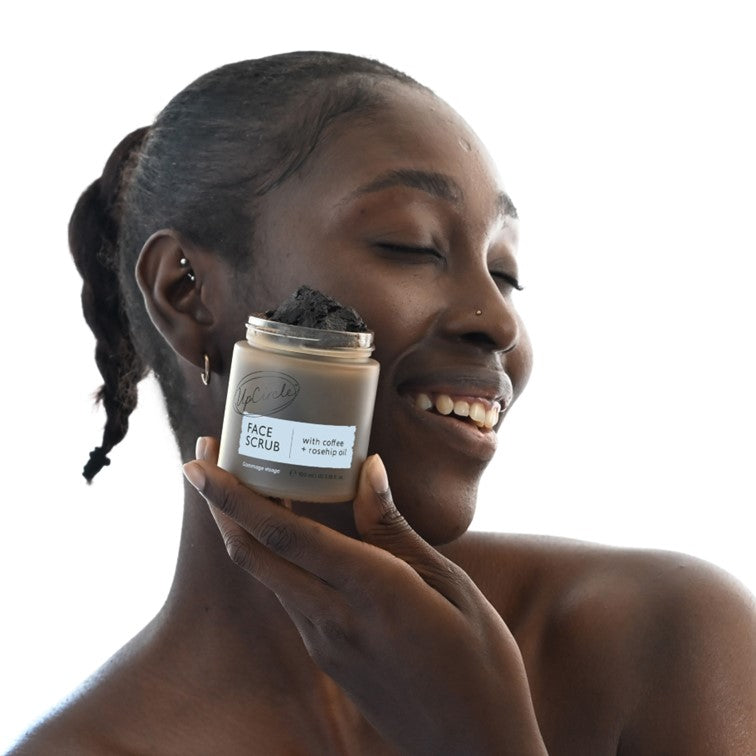 Face Scrub with Coffee + Rosehip Oil - Korvel