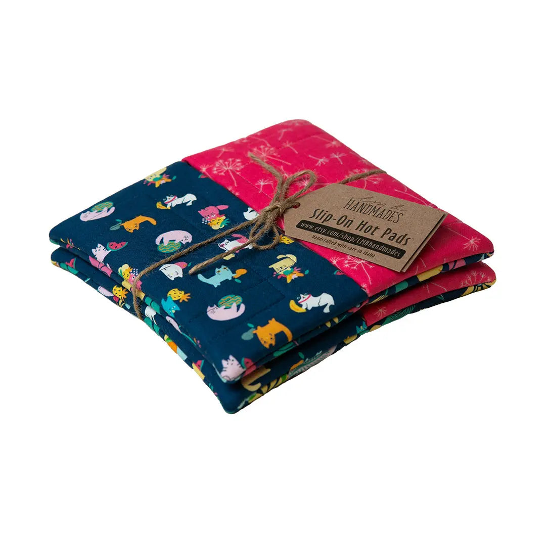 Premium Slip-On Hot Pads - Assorted Designs