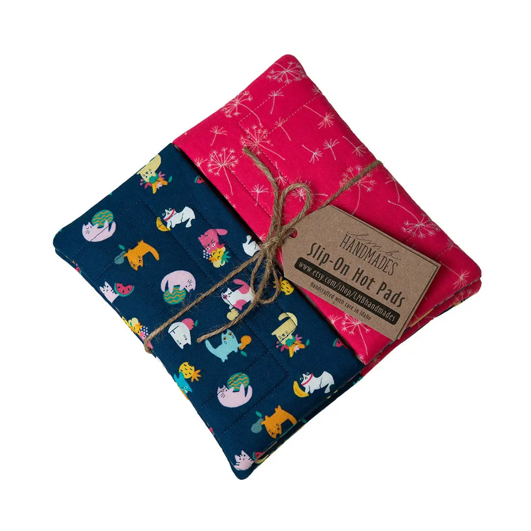 Premium Slip-On Hot Pads - Assorted Designs