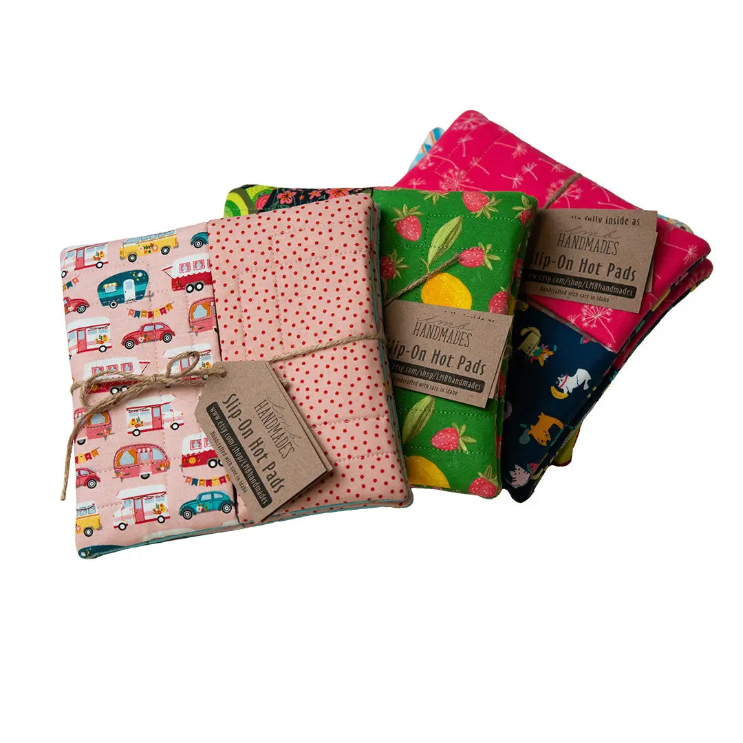 Premium Slip-On Hot Pads - Assorted Designs