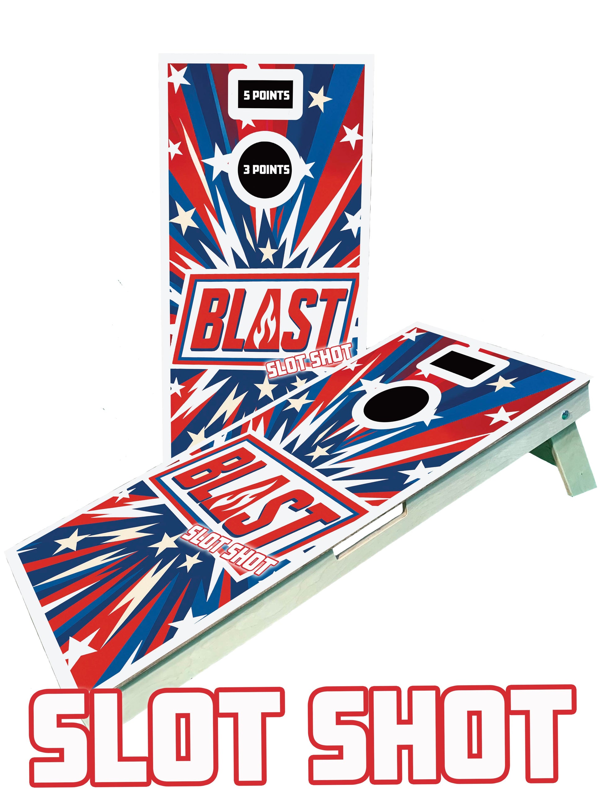 Ultimate Blast Cornhole Slot Shot Boards - Experience 5x the Excitement! - Korvel
