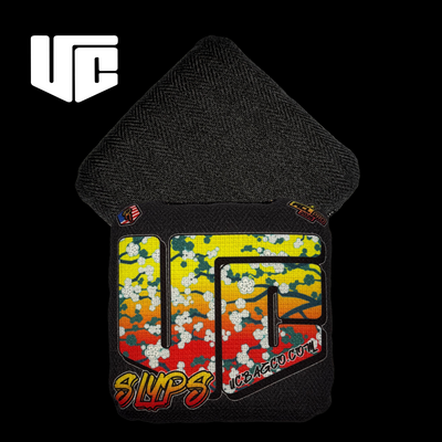 2026 SLYPS Blossom Black Cornhole Bags - Ultimate Performance - Korvel