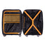 Stylish Black Hardcase Luggage Set - 28', 24', 20' Sizes - Korvel