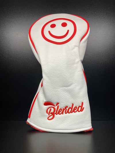 Funda para palo de golf con cara sonriente alegre