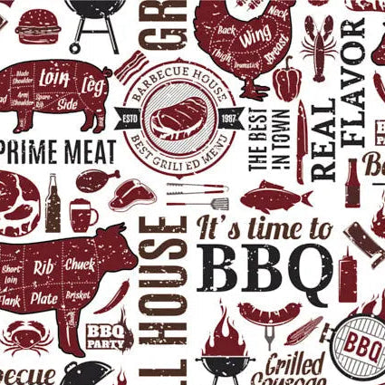 Tela de Cuddle Digital Smokehouse Merlot por Yarda