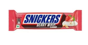 Barre de chocolat Snickers Berry Whip – Saveur crème de fraise
