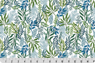 Tissu Cuddle Dreamweaver Snow Whispering Blooms par Yard