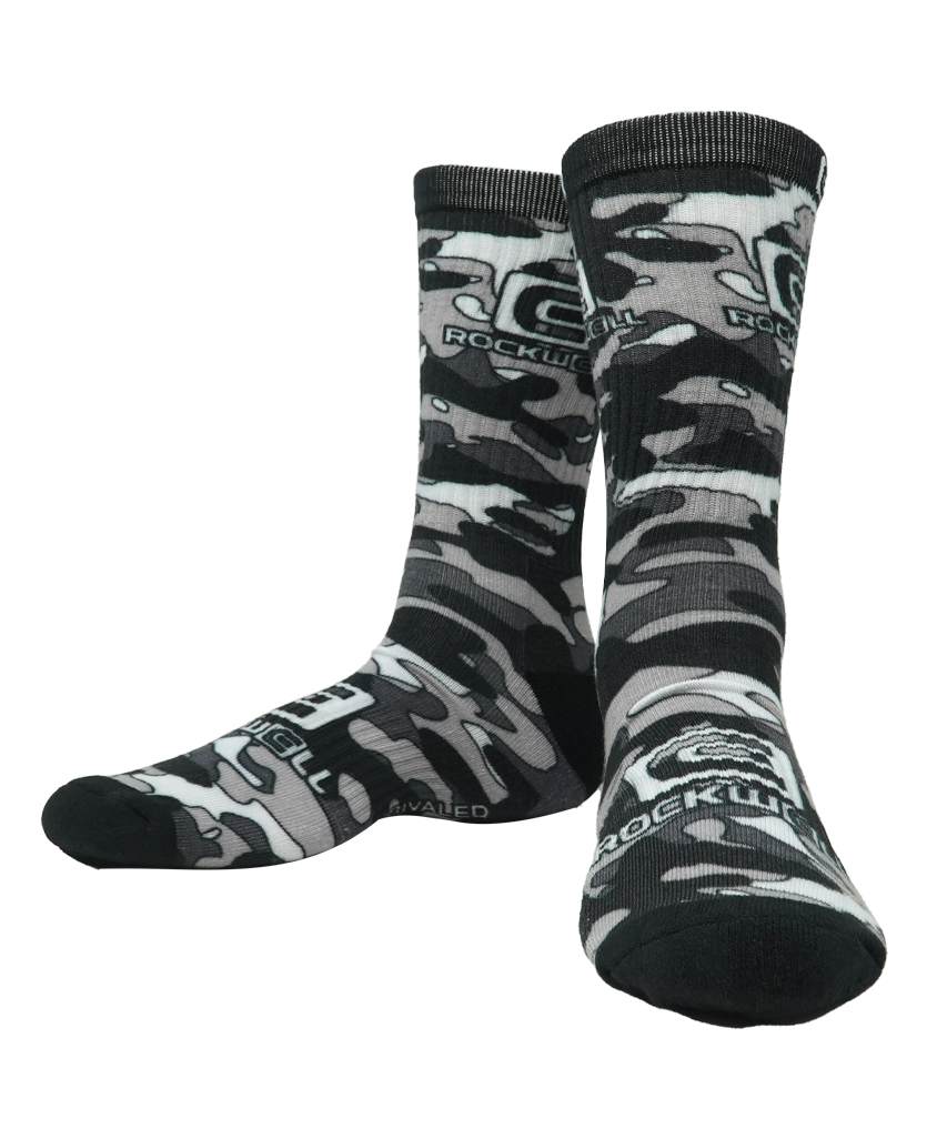 Ultimate Snow Camo Crew Socks for Comfort and Style - Korvel