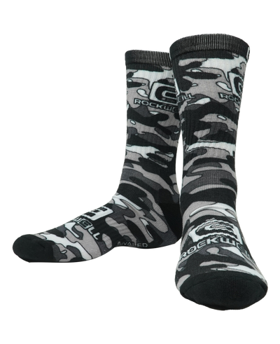 Ultimate Snow Camo Crew Socks for Comfort and Style - Korvel