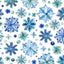 Tela Digital Cuddle Azul Brillante Neve por Yarda