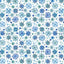 Tela Digital Cuddle Azul Brillante Neve por Yarda