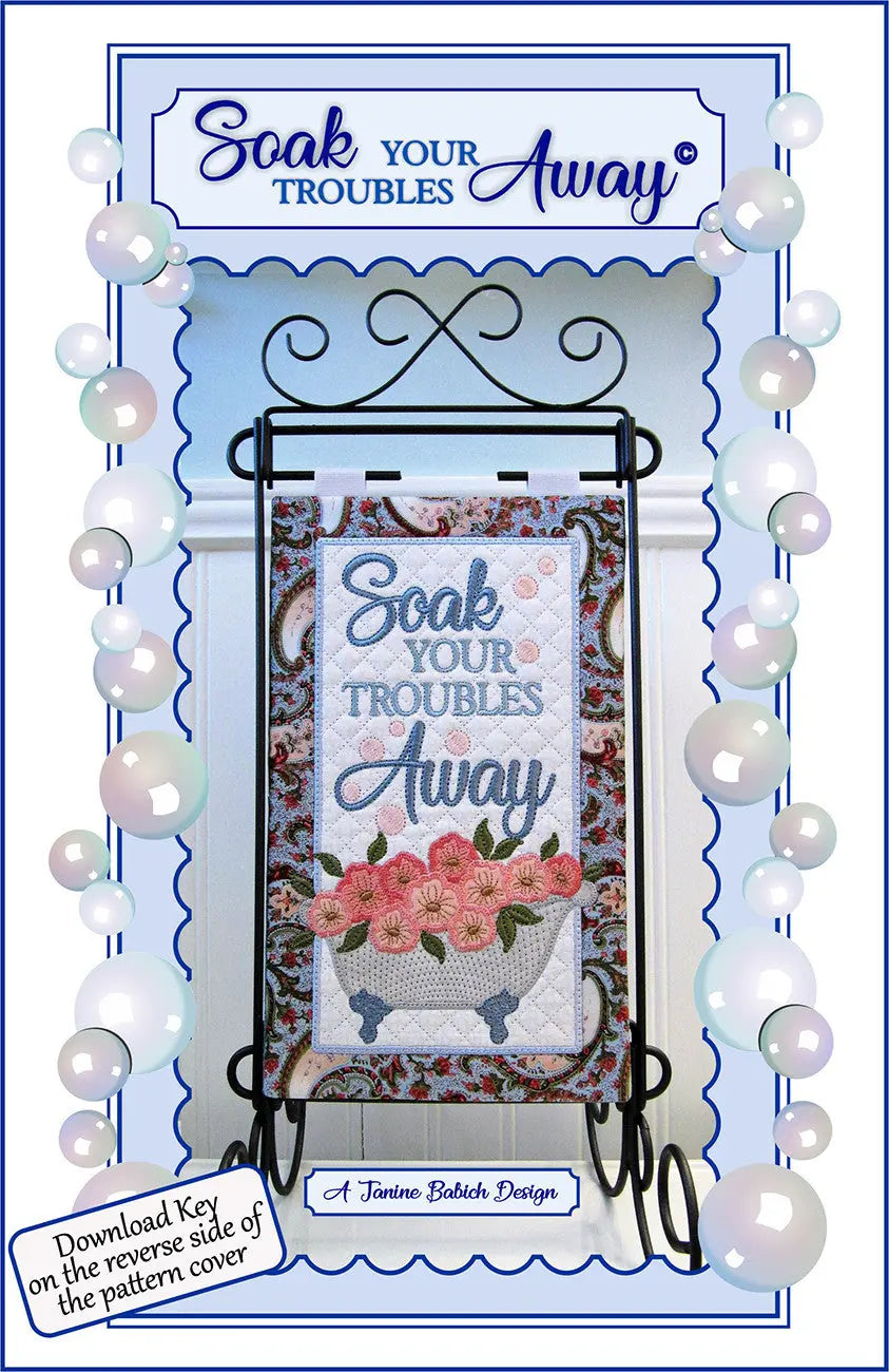 Soak Your Troubles Away Decorative Tapestry